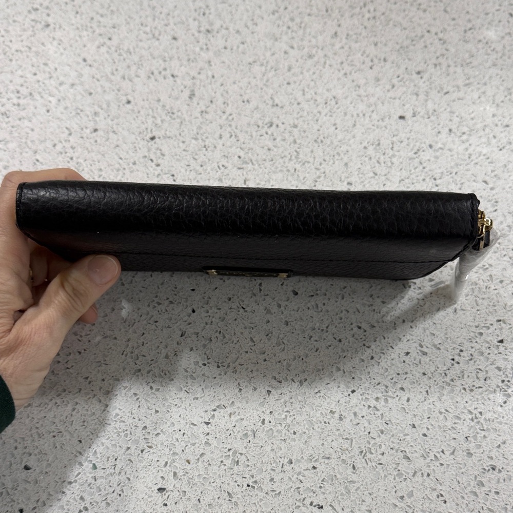 Kate Spade Black Pebbled Leather Wallet - Picture 4 of 7
